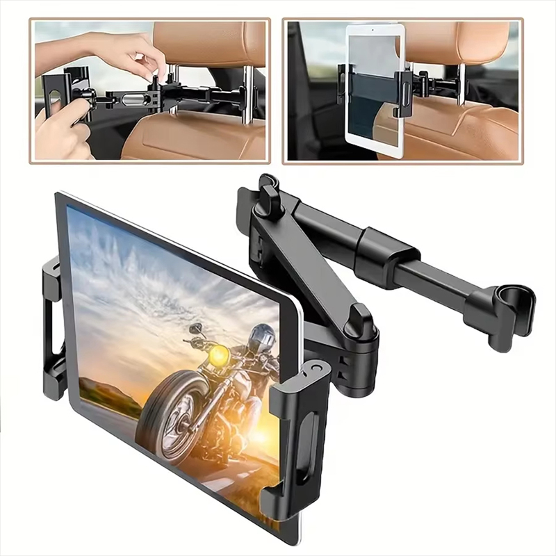 Tablet Stand Accessories - Telescopic Car Rear Pillow Phone Holder