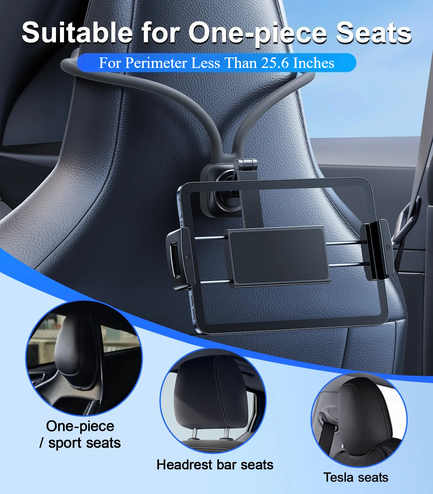 Trimble Tablet Accessories - Hipacool Car Seatback Tablet Holder Stand