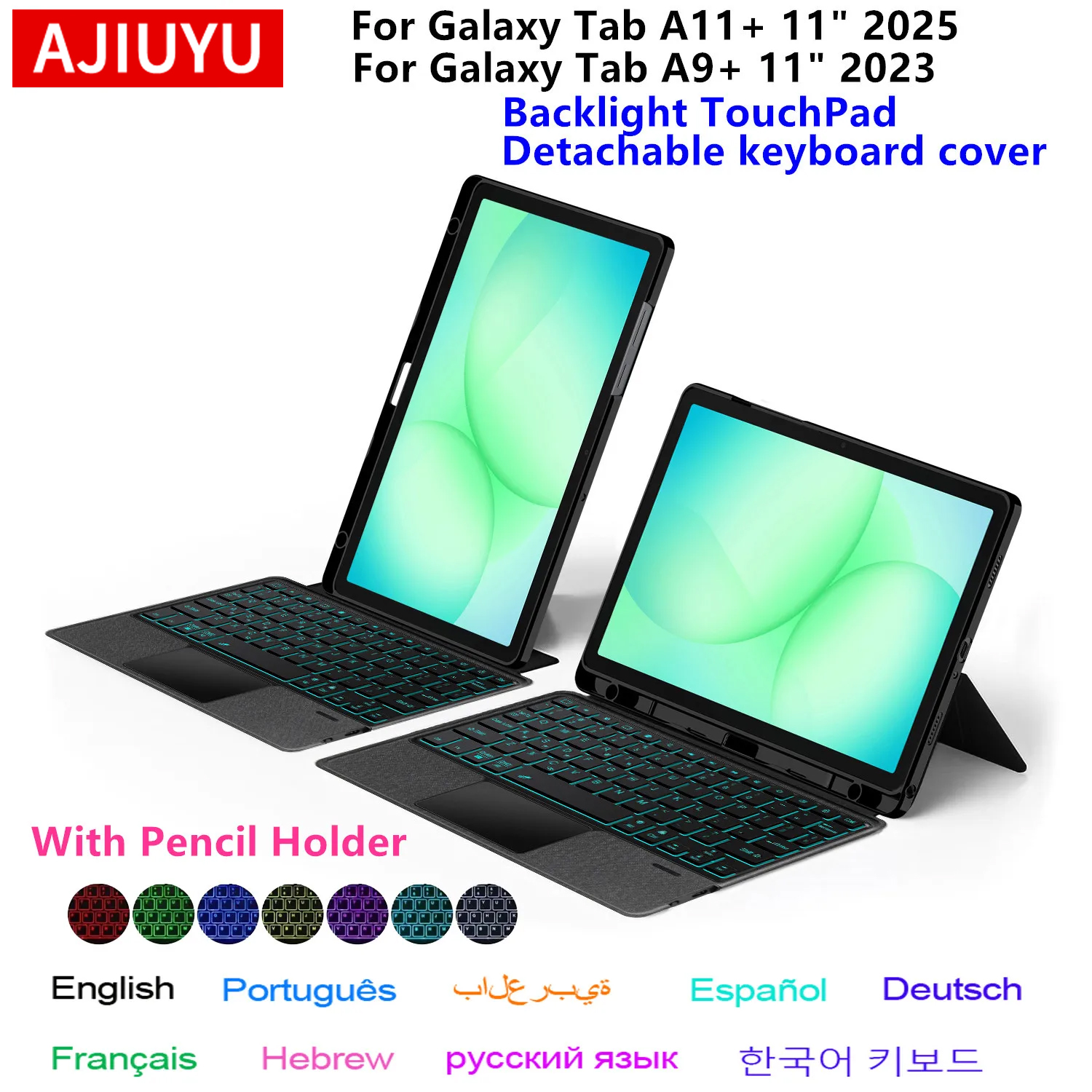 Samsung Tablet Keyboard Accessories - TouchPad Keyboard for Samsung Galaxy Tab
