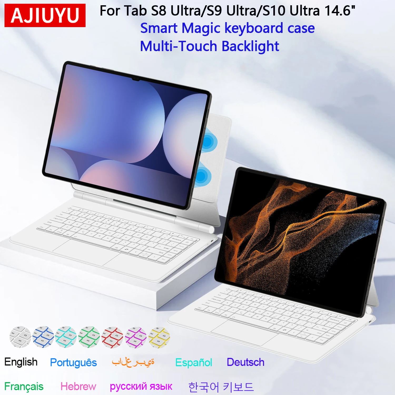 Tablet Keyboard Case - Magic Keyboard For Samsung Galaxy Tab