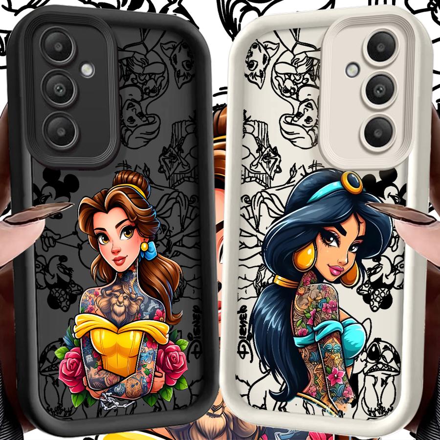 Tablet And Accessories Case - Disney Tattoo Princess Soft Cover Phone