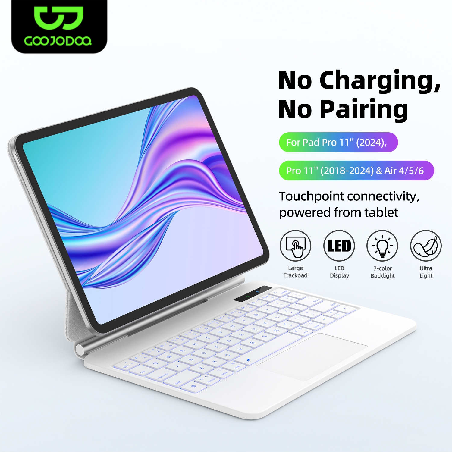 Smart Pogo Pin Keyboard case f - Tablet Keyboard Case recensione e prezzo