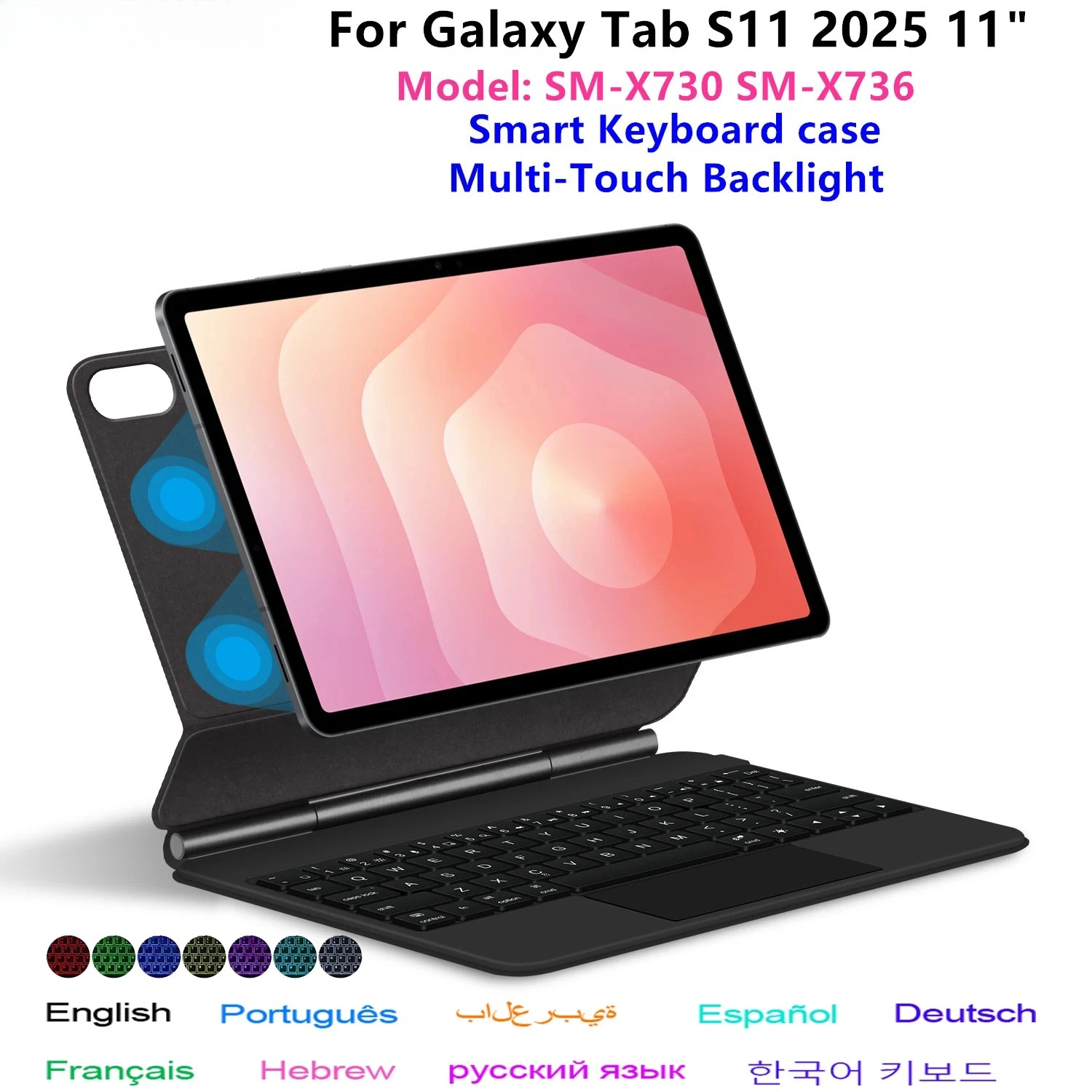TouchPadMagic Keyboard Case Fo - Samsung Tablet Keyboard Accessories recensione e prezzo