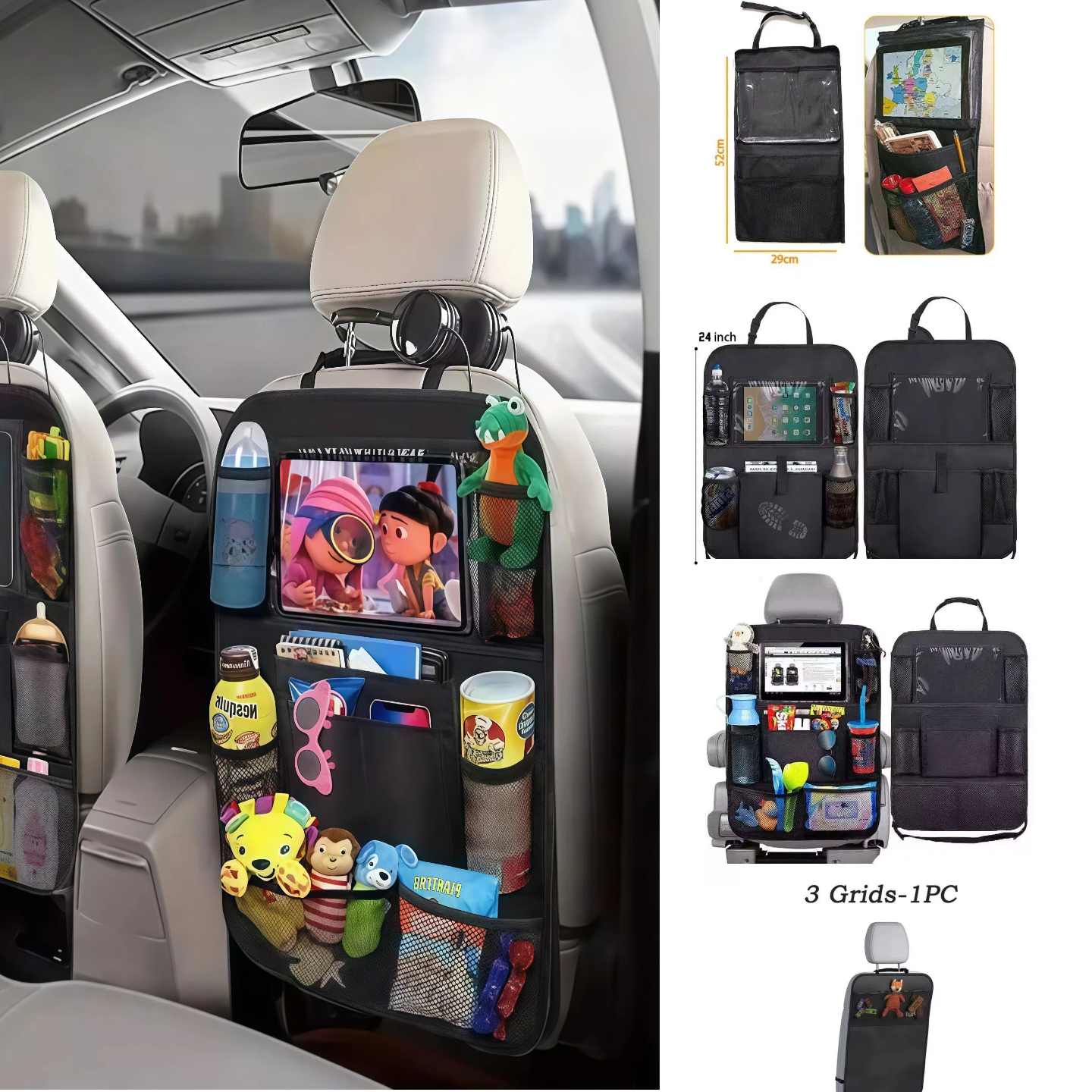 Car Seat Organizer Multifuncti - Trimble Tablet Accessories recensione e prezzo