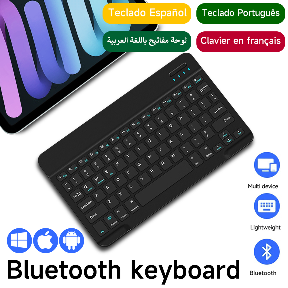 Bluetooth Keyboard for IOS And - Samsung Tablet Keyboard Accessories recensione e prezzo