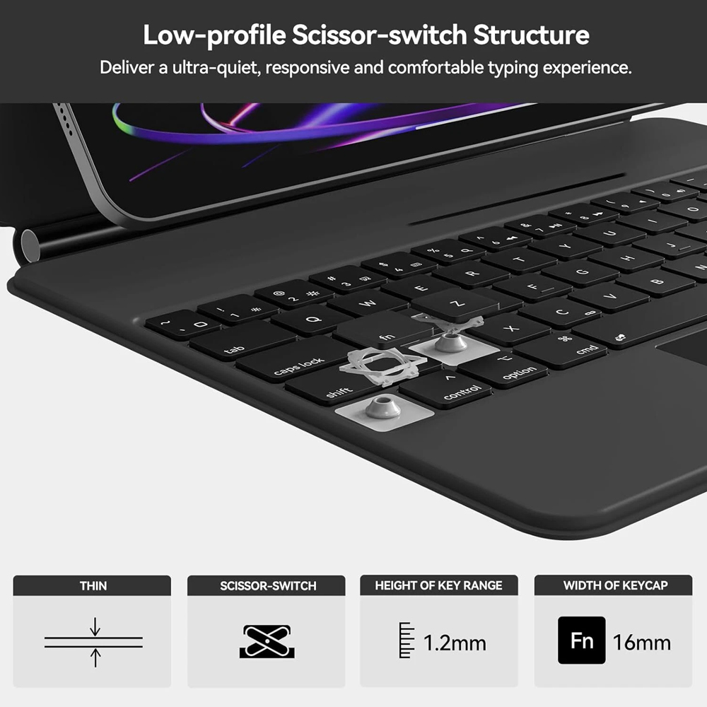 Bluetooth Magic Keyboard Case  - Tablet Keyboard Case recensione e prezzo
