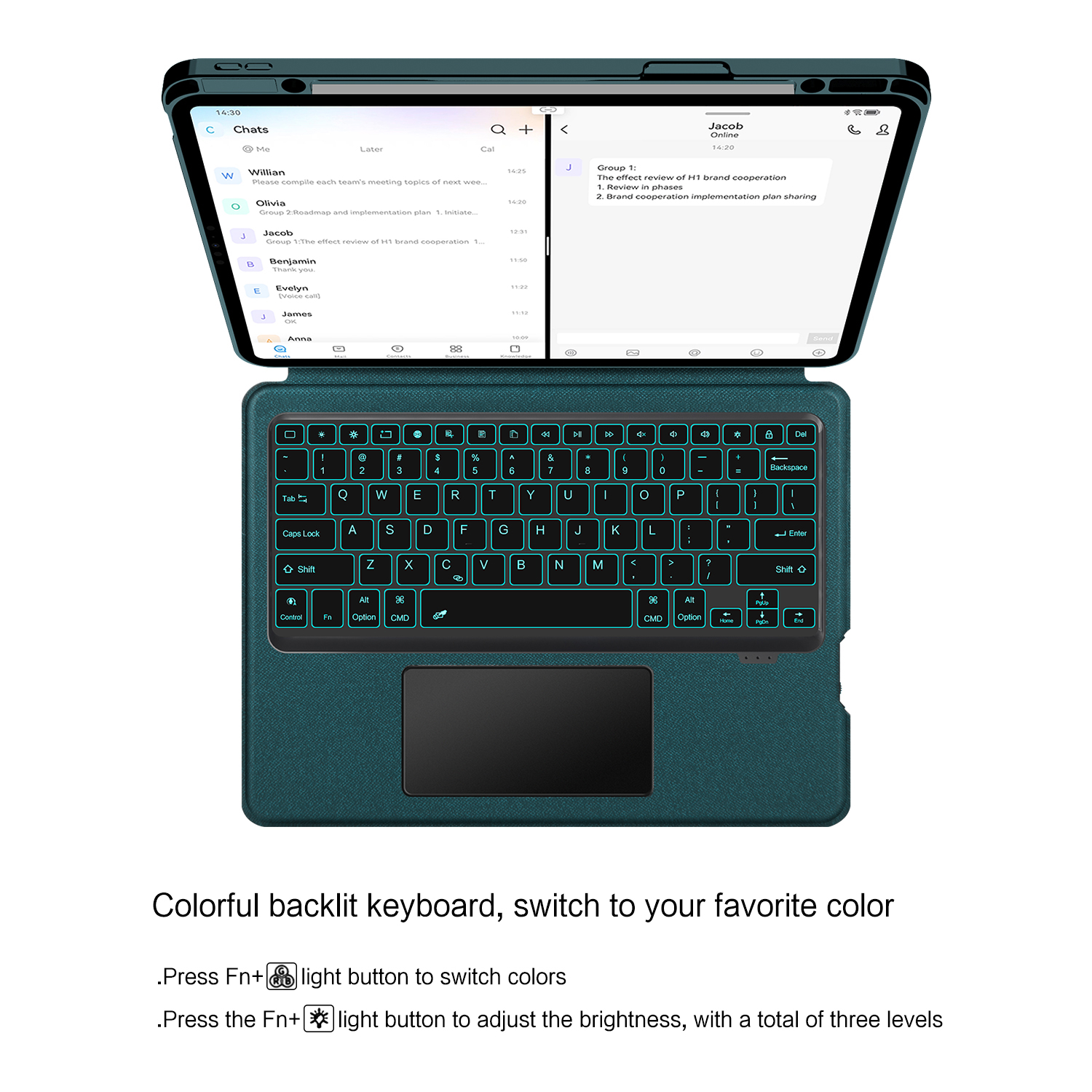 Magic Keyboard Case for iPad A - Tablet Keyboard Case recensione e prezzo