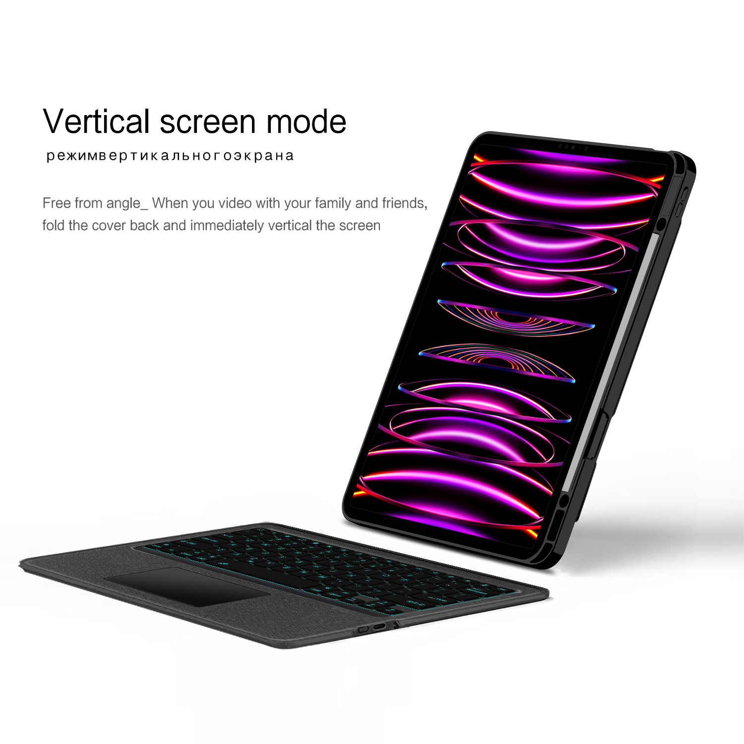 Magic Keyboard Case for iPad A - Tablet Keyboard Case recensione e prezzo