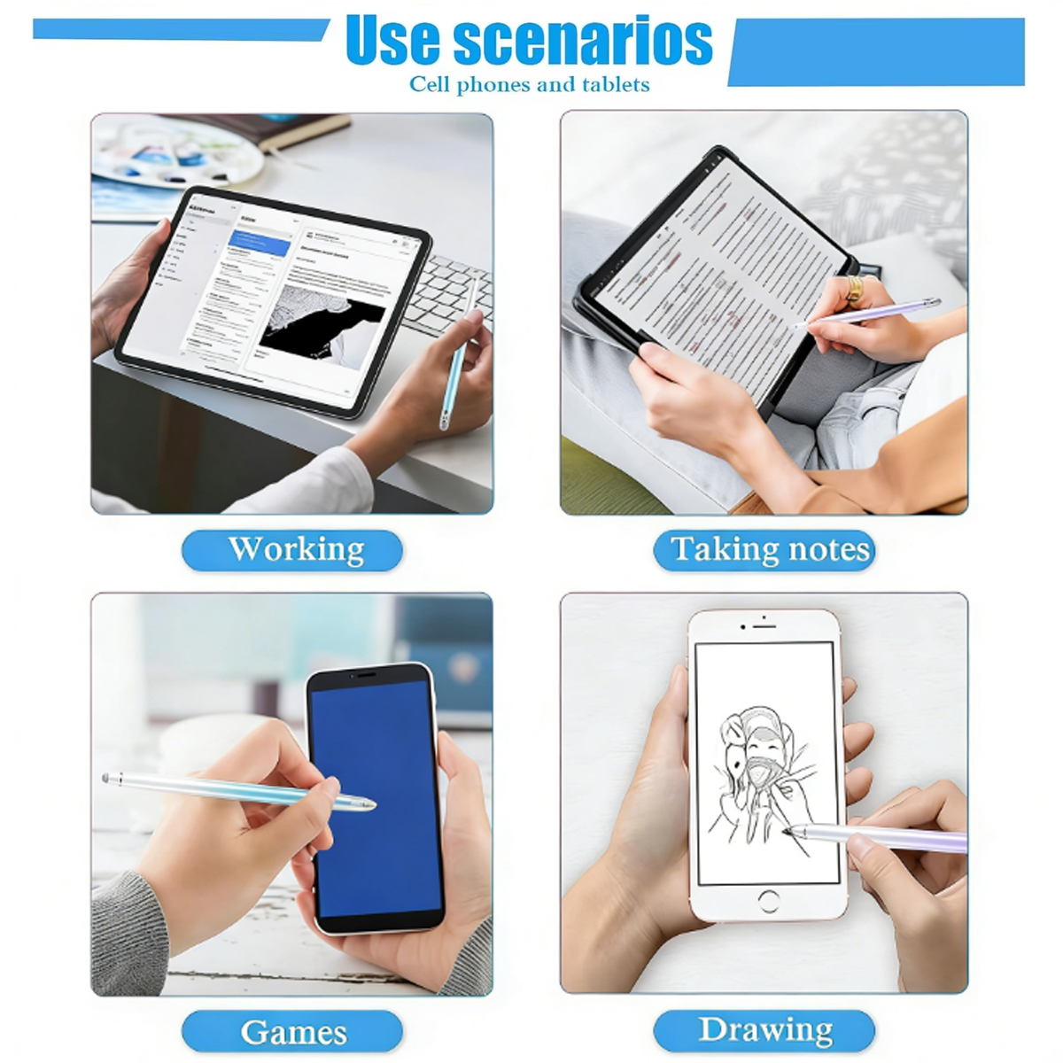 Graduated Color Silver Fiber T - Tablet Drawing Accessories recensione e prezzo