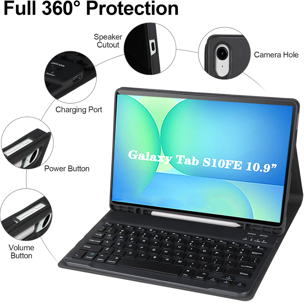 Case for Samsung Galaxy Tab S1 - Samsung Tablet Keyboard Accessories recensione e prezzo