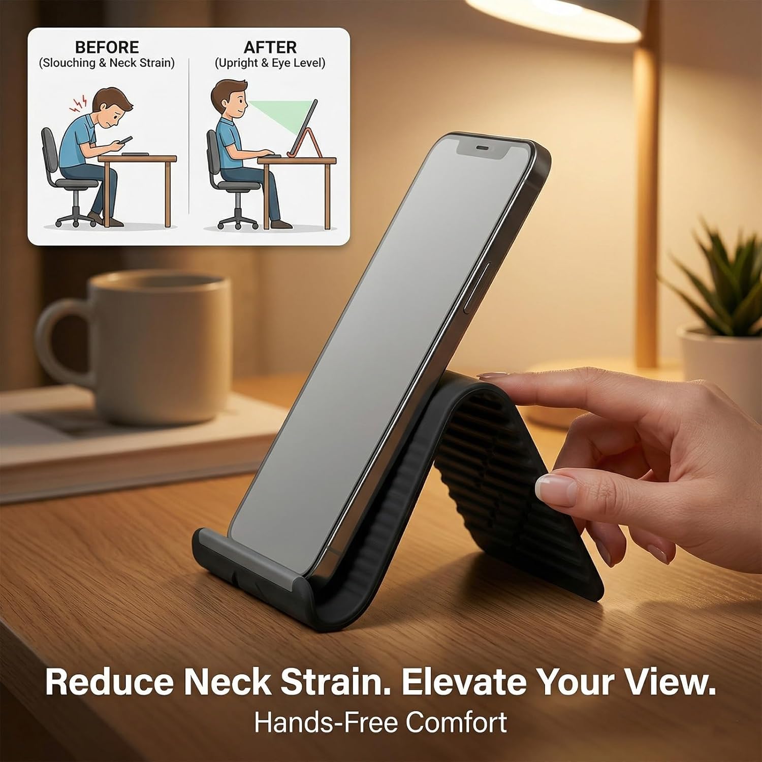Lazy Portable Phone Stand Sili - Tablet Stand Accessories recensione e prezzo