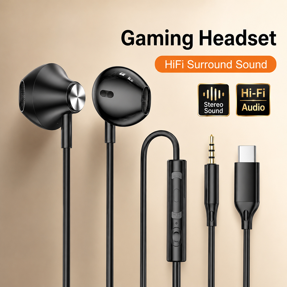 HiFi Surround Headphones Bass  - Huawei Tablet Accessories recensione e prezzo