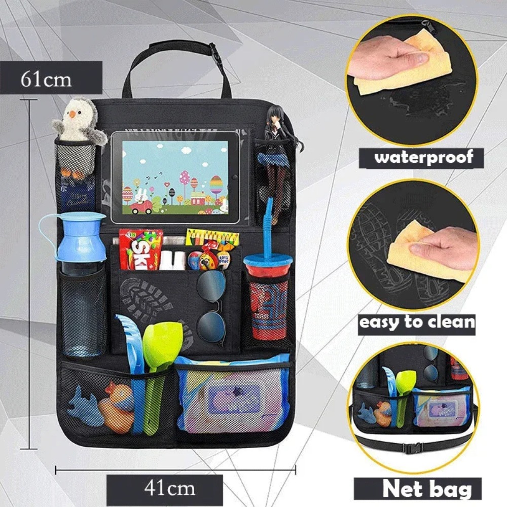 Car Seat Back Organizer 9 Stor - Tablet Accessories For Kids recensione e prezzo