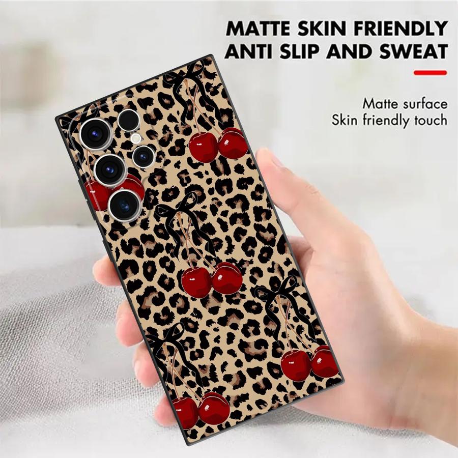 Leopard Cherry Funda Phone Cov - Tablet And Accessories Case recensione e prezzo