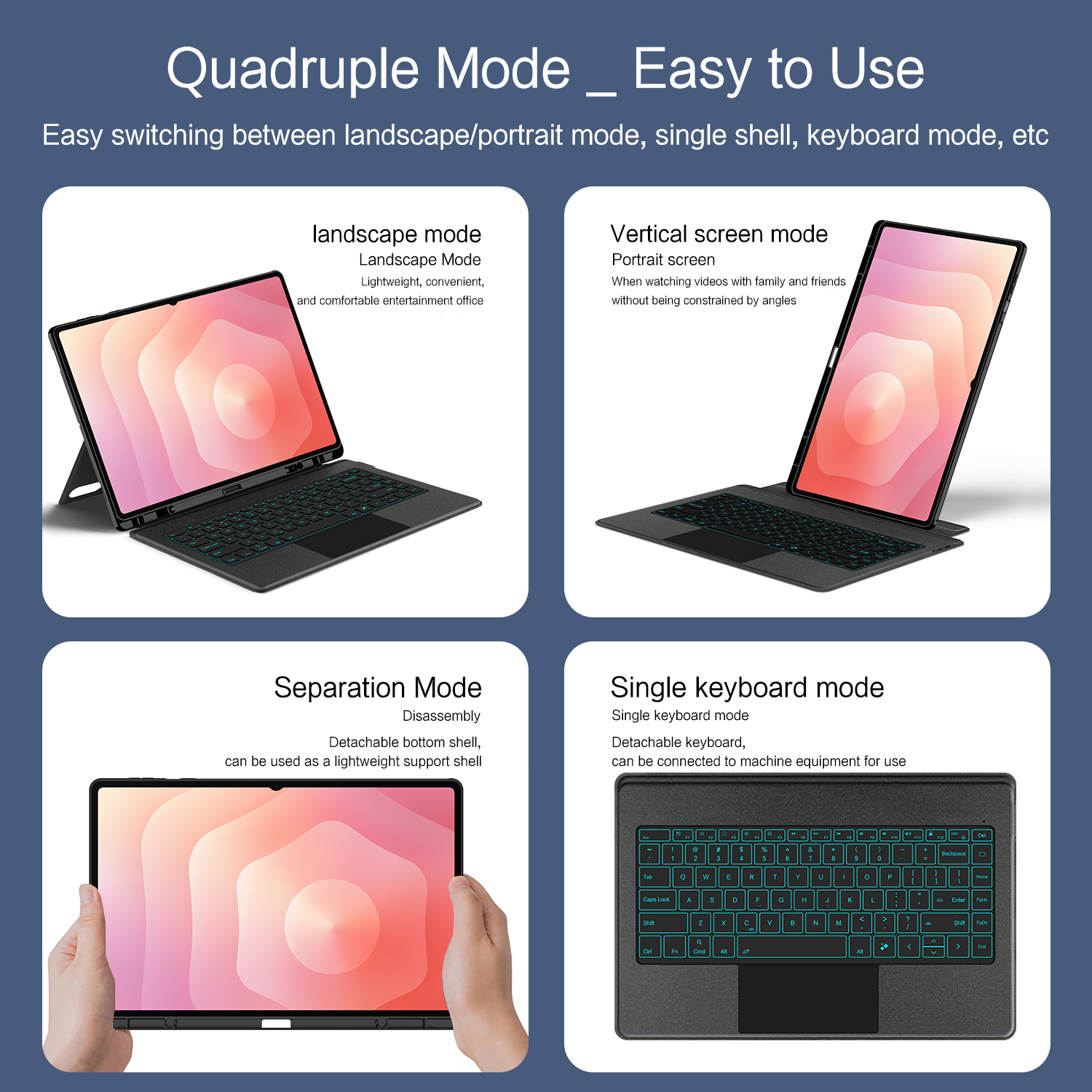 Backlight Magic Keyboard For S - Tablet Keyboard Case recensione e prezzo