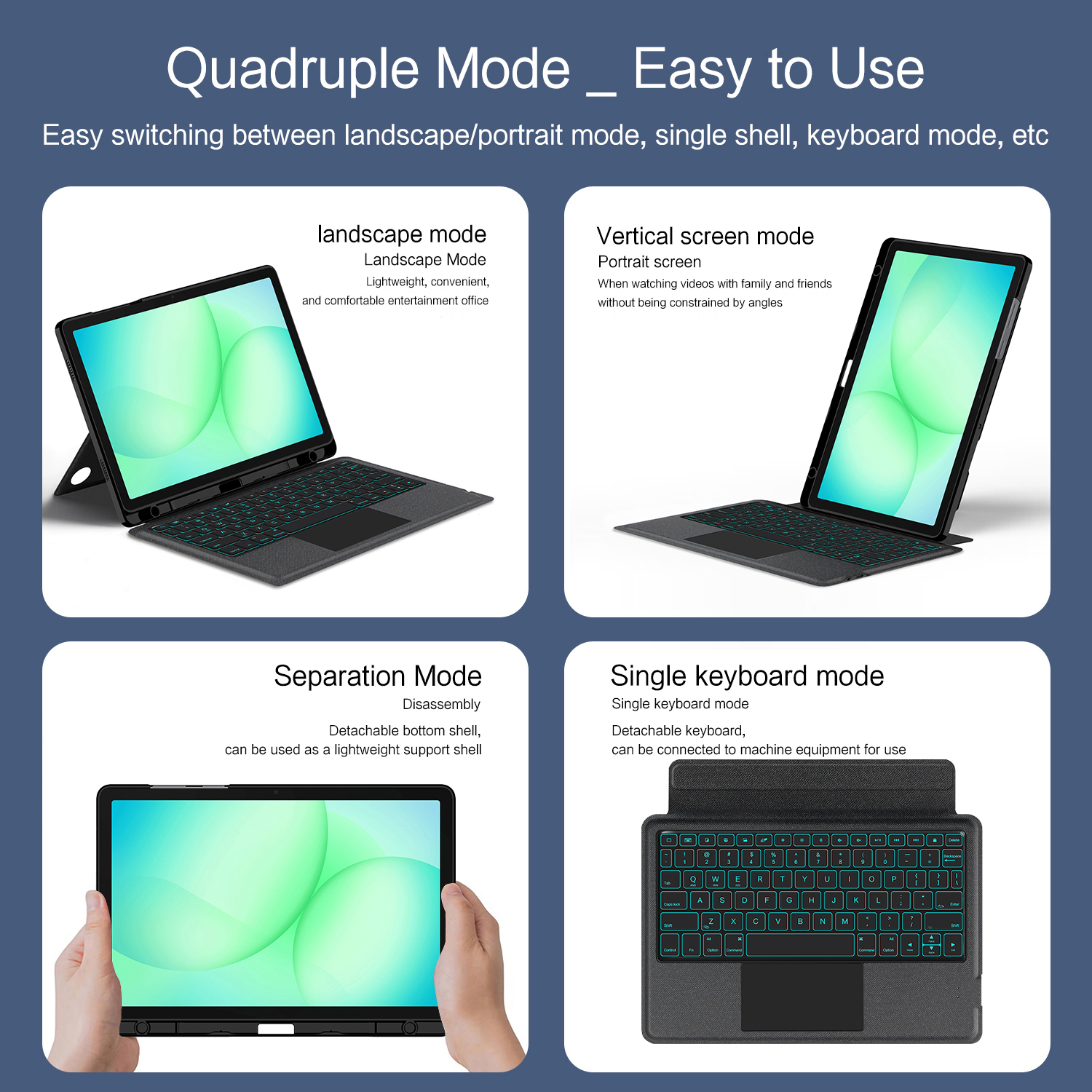 TouchPad Keyboard for Samsung  - Samsung Tablet Keyboard Accessories recensione e prezzo