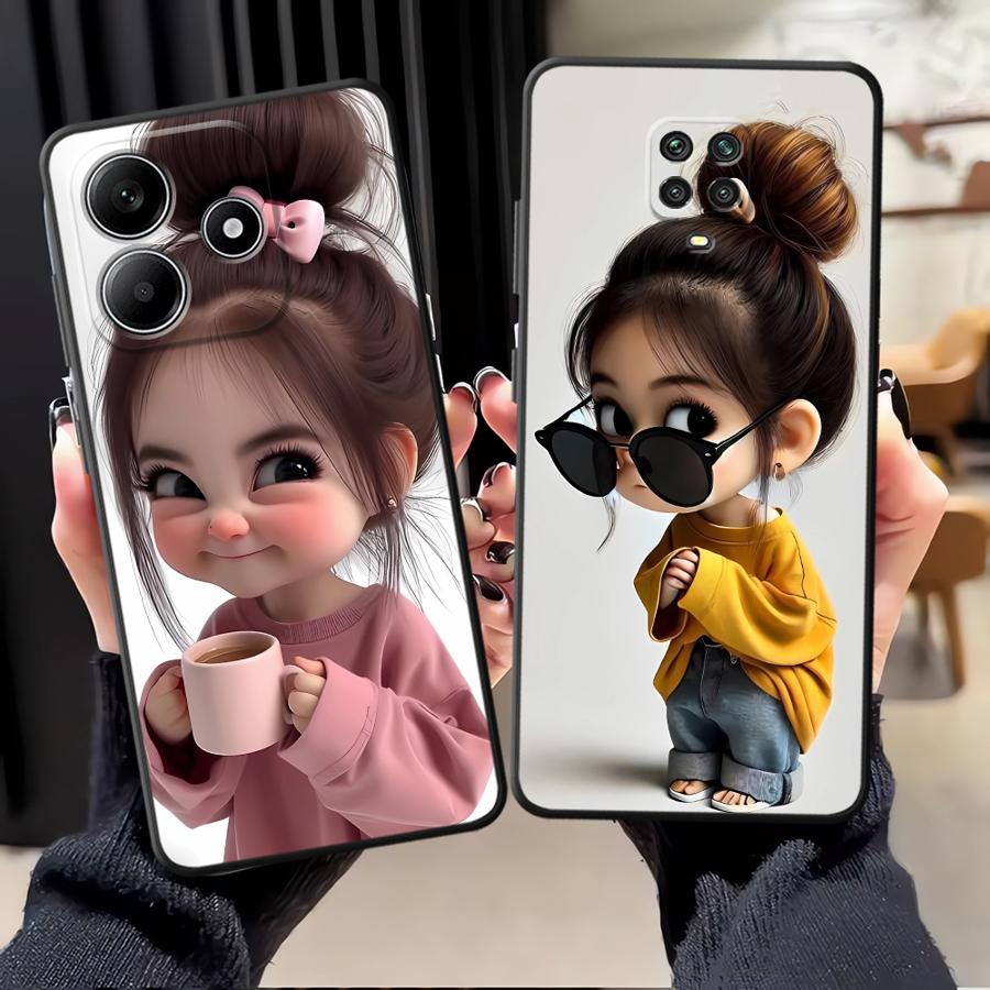 Cartoon Girl Pattern Funda Pho - Tablet And Accessories Case recensione e prezzo