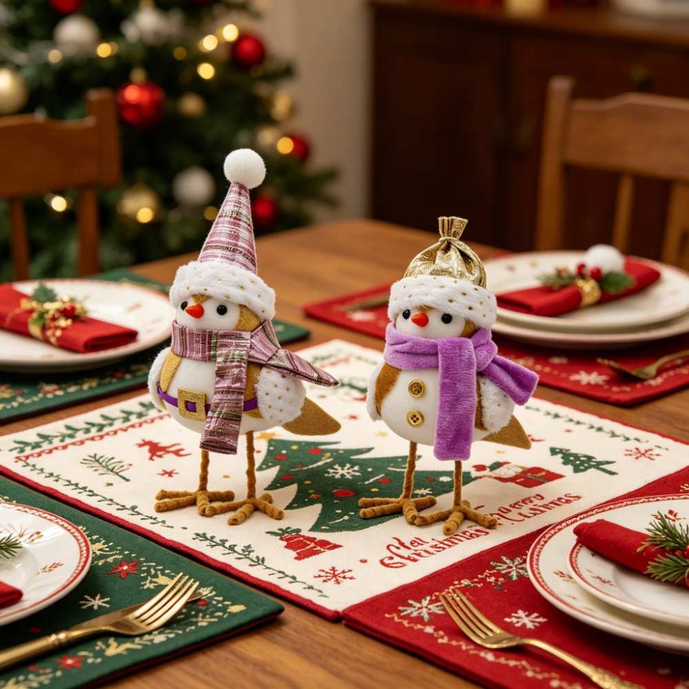 Christmas Felt Bird Figurines  - Tablet Accessories Kit recensione e prezzo