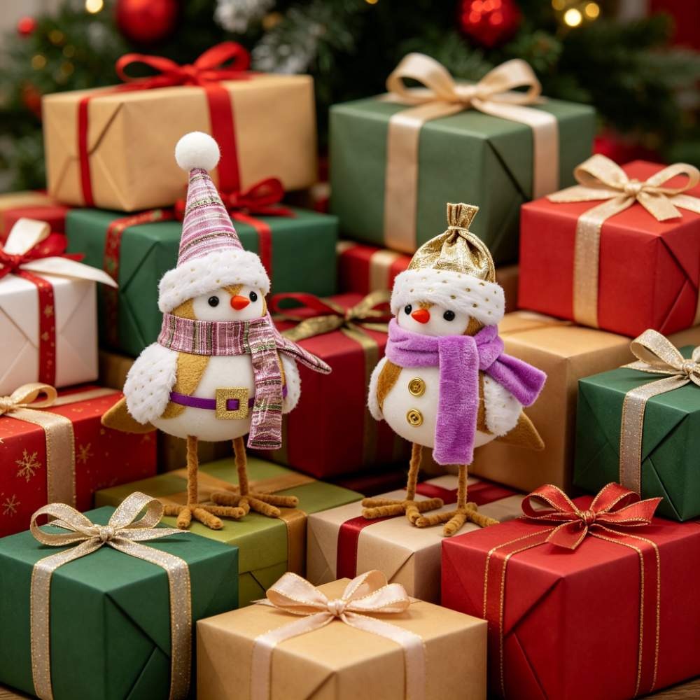 Christmas Felt Bird Figurines  - Tablet Accessories Kit recensione e prezzo