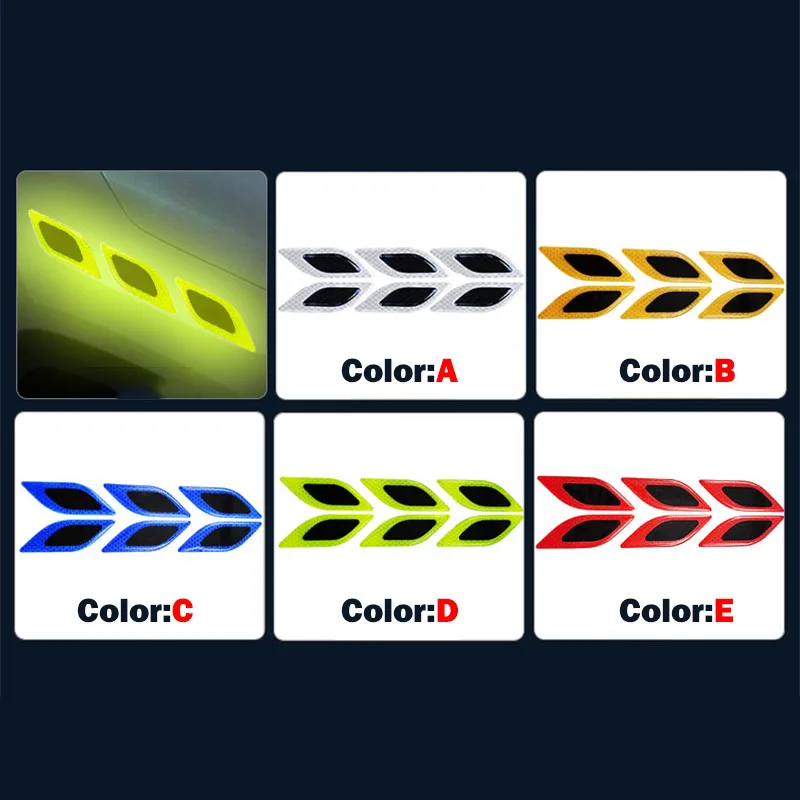 6pcs/Set Car Reflective Sticke - Tablet Accessories Kit recensione e prezzo