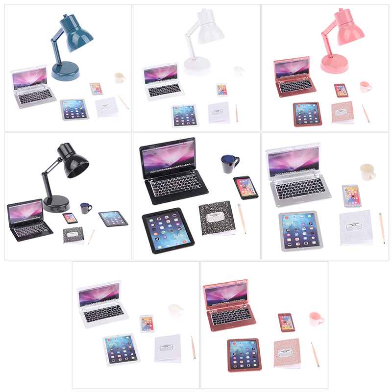 6/7Pcs/Set 1:12 Dollhouse Mini - Tablet Accessories For Kids recensione e prezzo